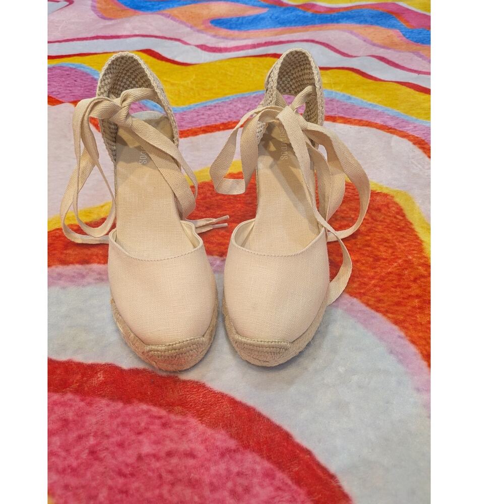 NWOB Soludos The Marseille Platform Wedge Espadrille Size Women's 7.5 - Picture 6 of 10